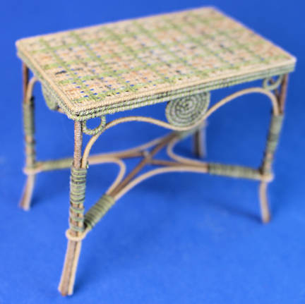 (image for) Wicker table by Christine Davin - France