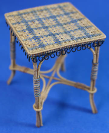 (image for) Wicker table by Christine Davin - France