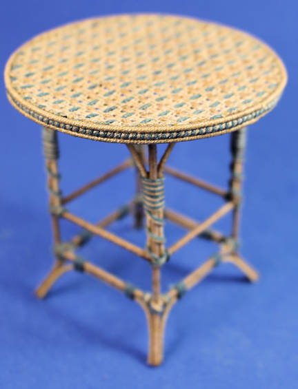 (image for) Wicker table by Christine Davin - France