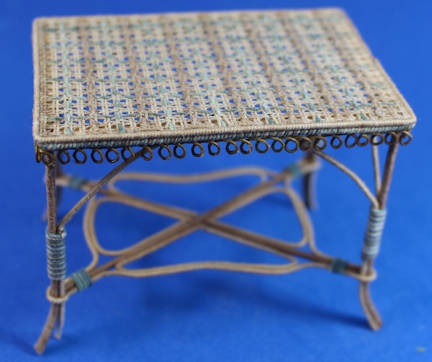 (image for) Wicker table by Christine Davin - France