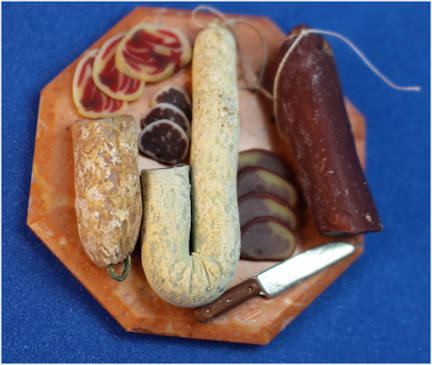 (image for) Platter of sausages and salami