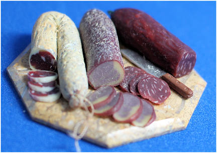 (image for) Platter of sausages and salami