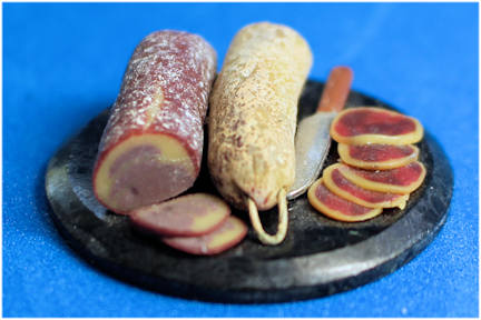 (image for) Platter of salami