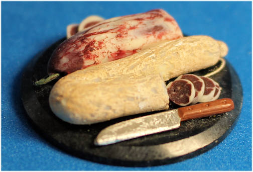 (image for) Platter of salamis