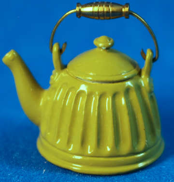 Teapot - olive green (image for) Teapot - olive green