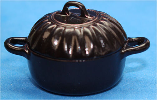 Black Round Cooking Pot