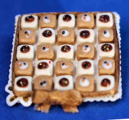 Tray of Petit Fours by Linda Cummings (image for) Tray of Petit Fours by Linda Cummings