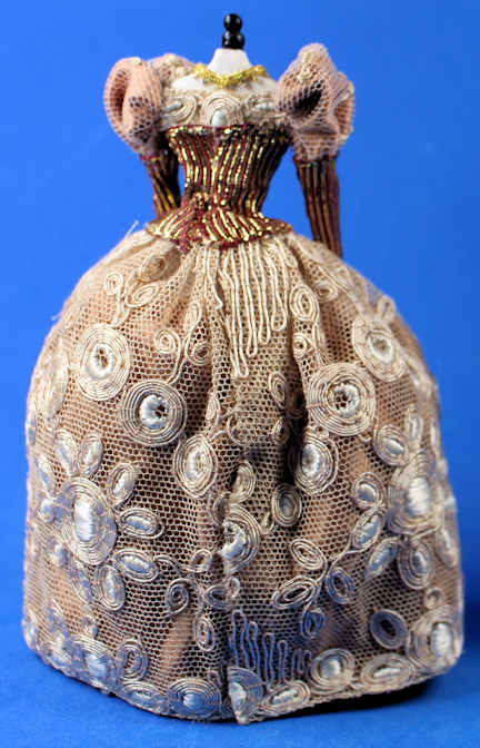 Gown on mannequin - circa 1800's (image for) Gown on mannequin - circa 1800's