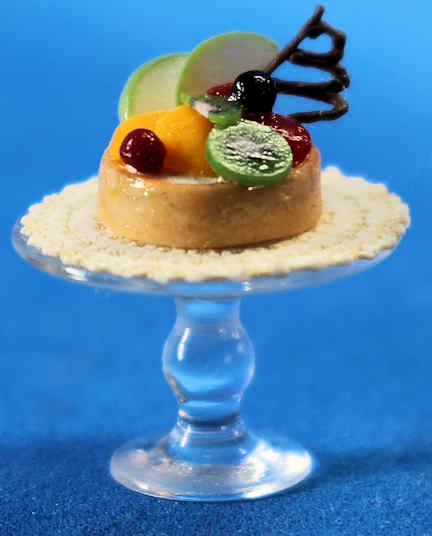 Tart on a glass pedestal (image for) Tart on a glass pedestal