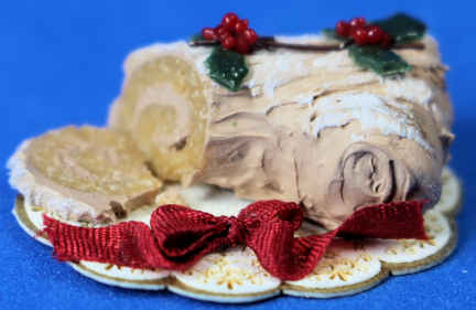 (image for) Yule log cake