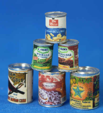(image for) Canned food - set of 6