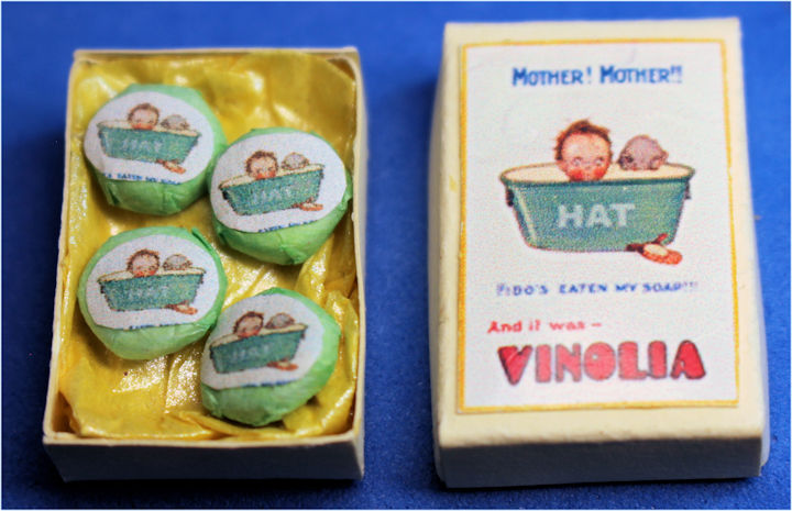 (image for) Box of soaps - Vinolia cold cream bath soap by Jill Miles, UK [