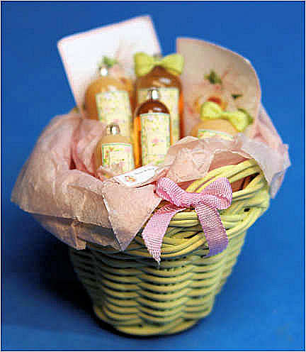 (image for) Bath & beauty basket - large - pale green