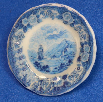(image for) Decorative plate - blue and white porcelain