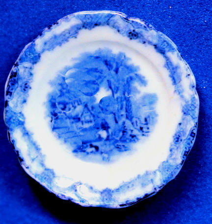 (image for) Decorative plate - blue and white porcelain