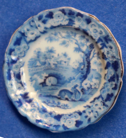 (image for) Decorative plate - blue and white porcelain