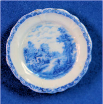 (image for) Decorative plate - blue and white porcelain