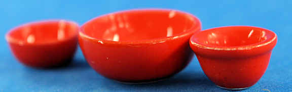 (image for) Mixing bowls - set of 3 - Fiestaware orange
