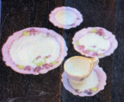 (image for) Dish service for 1 - violets