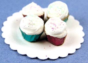 (image for) Christmas cupcakes - set of 4