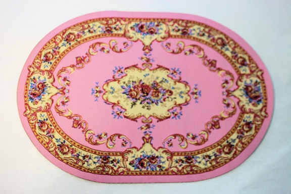 (image for) Carpet - woven with backing - medium oval
