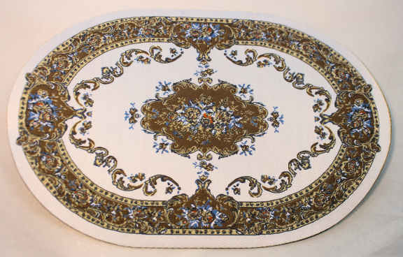 (image for) Carpet - woven with backing - medium oval