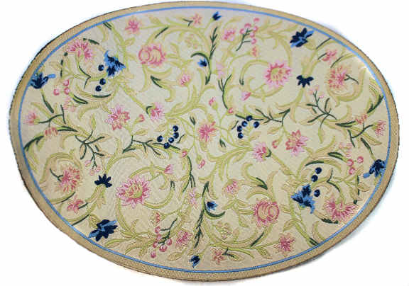 (image for) Carpet - woven with backing - small oval