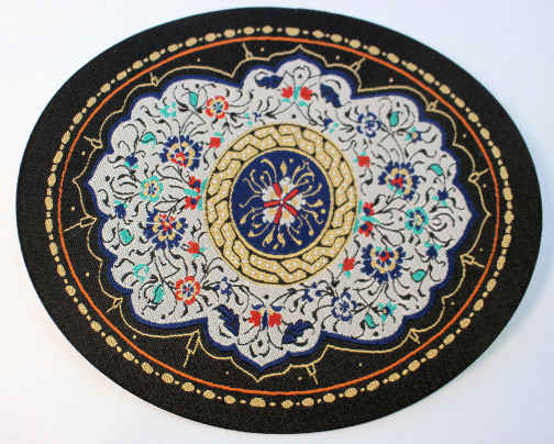 (image for) Carpet - woven with backing - small oval
