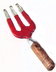 Garden hand fork - antique - Click Image to Close