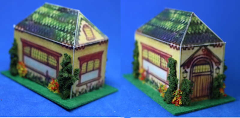 (image for) Dollhouse for a dollhouse - card stock