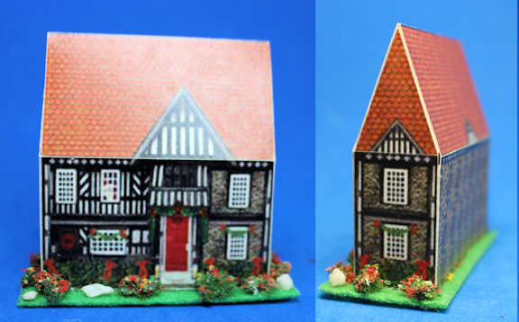 (image for) Dollhouse for a dollhouse - card stock