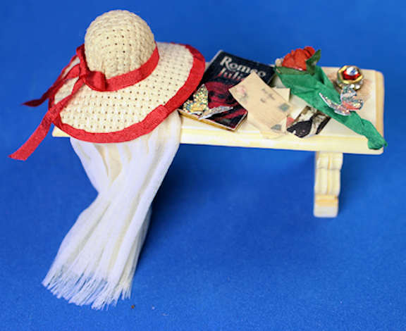 (image for) Romantic garden bench