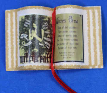 (image for) Witch's brew faux open book