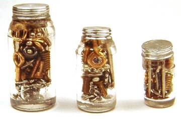 (image for) Nuts and bolts in jars