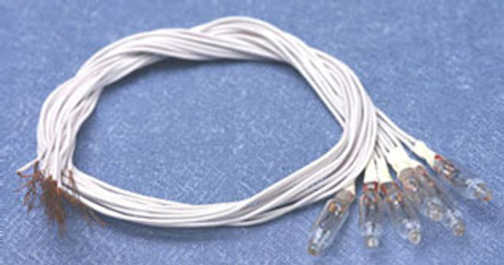 Flame Bulb On 8 Inch Wire - set o6 6 (image for) Flame Bulb On 8 Inch Wire - set o6 6