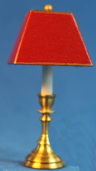 (image for) Table lamp - red shade