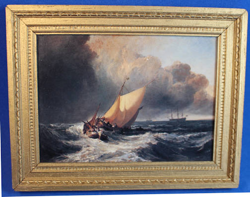 (image for) Print - "Dutch boats in a gale" by Turner