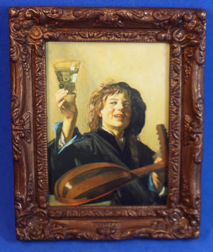 (image for) Print - "The merry lute player" by Hals