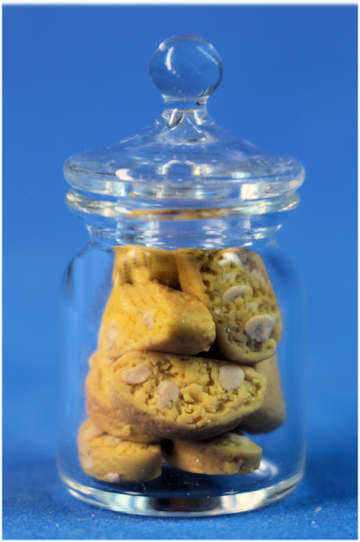 (image for) Jar of frosted cookies