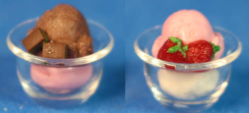 Ice cream dish - set of 2 (image for) Ice cream dish - set of 2
