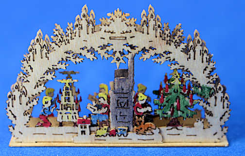 (image for) German double candle mantle piece - factory