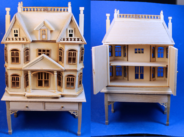 (image for) Dollhouse for a dollhouse - unfinished